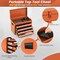 Orange Steel Tool Storage Cabinet with 5 Drawers, Detachable Design and Locking Wheels